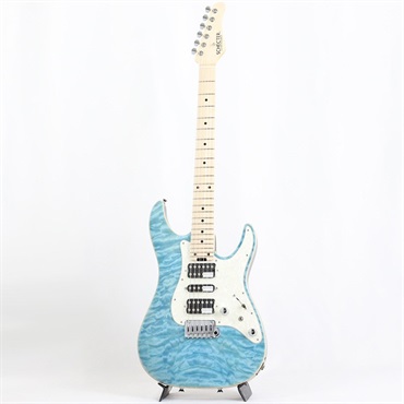 SCHECTER SD-2-24-AL-VTR (Aqua Blue/Maple) 画像1