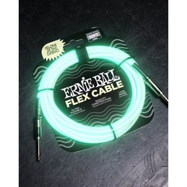 ERNIE BALL Flex Cable 20ft S/S (Glow In Dark) [#6437] 画像2