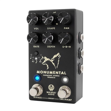 WALRUS AUDIO Monumental Harmonic Stereo Tremolo（BLACK） WAL-MONUME #BK 画像3