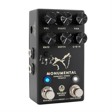 WALRUS AUDIO Monumental Harmonic Stereo Tremolo（BLACK） WAL-MONUME #BK 画像4