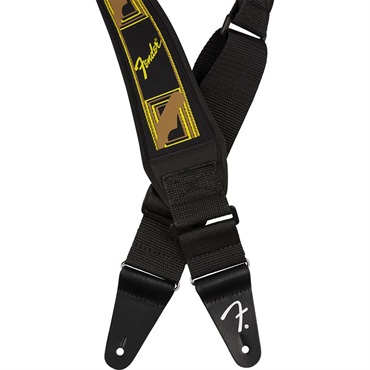 Fender USA 【夏先取り大特価セール】SWELL NEOPRENE STRAP BLK/YLW/BRN MONO 2.5(#0990694208) 画像4