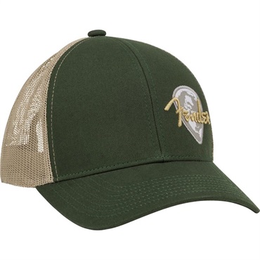 Fender USA 【夏先取り大特価セール】【生産完了品】FENDER(R) GLOBE PICK PATCH HAT GREEN/KHAKI (#9122421400) 画像1