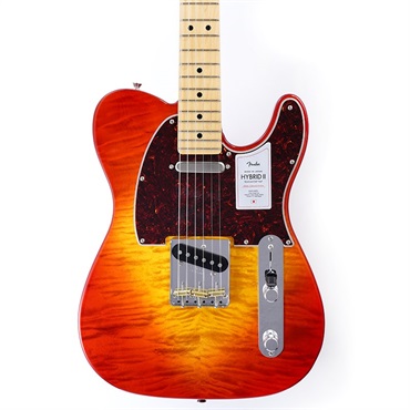 Fender Made in Japan 2024 Collection Hybrid II Telecaster FMT (Flame Sunset Orange Transparent/Maple) 画像9