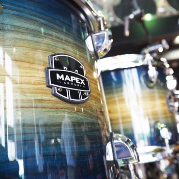 MAPEX AR529SET ARMORY DRUM SET SHELL PACK [22BD・10TT・12TT・16FT・14SD/Rainforest Burst]※ハードウェア別売 画像2