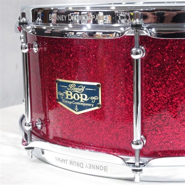 BONNEY DRUM JAPAN BOP Snare Drum 14''×6'' - Red Chili【石若 駿プロデュース】 画像1