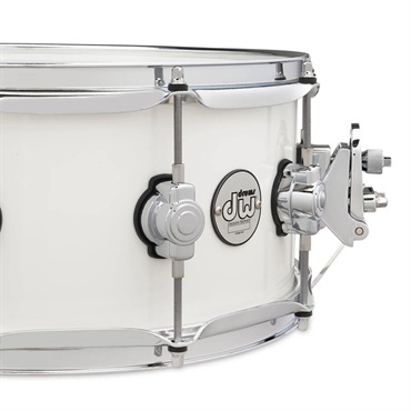 dw DDLG0614SSWH [Design Series Maple Snare， 14''×6'' / White Gloss Lacquer] 画像1