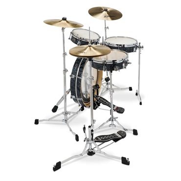dw DRKTPFC04RKBD [Performance Series 4-Piece Low Pro Drum Kit / Black Diamond Finish Ply] 画像1