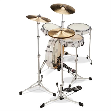 dw DRKTPFC04RKWM [Performance Series 4-Piece Low Pro Drum Kit / White Marine Pearl Finish Ply] 画像1