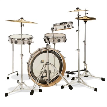 dw DRKTPFC04RKWM [Performance Series 4-Piece Low Pro Drum Kit / White Marine Pearl Finish Ply] 画像2