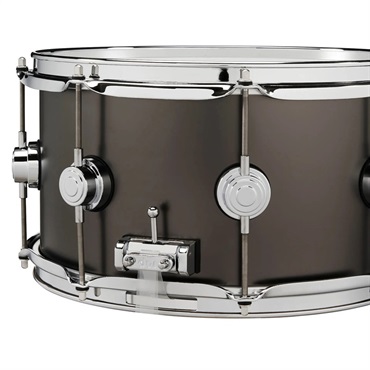 dw DRVD0713SVCBK [Collector's Satin Black over Brass Snare， 13''×7''] 画像4