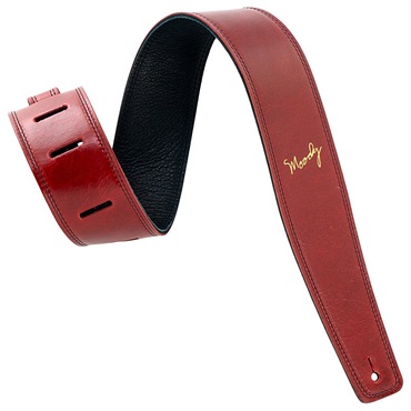 Moody Leather-Leather 2.5inch Standard Tail [Carmine-Black] 画像2
