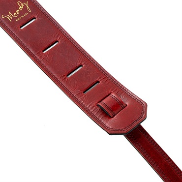 Moody Leather-Leather 2.5inch Standard Tail [Carmine-Black] 画像3