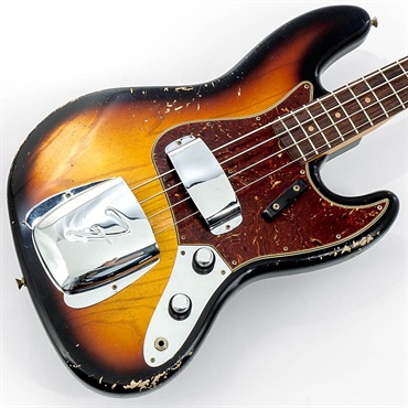 Fender Custom Shop 2024 Custom Collection Time Machine 1961 Jazz Bass Heavy Relic (Super Faded/Aged Bleached 3 Color Sunburst) 【夏のボーナスセール】 画像7