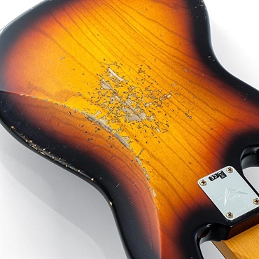 Fender Custom Shop 2024 Custom Collection Time Machine 1961 Jazz Bass Heavy Relic (Super Faded/Aged Bleached 3 Color Sunburst) 【夏のボーナスセール】 画像10