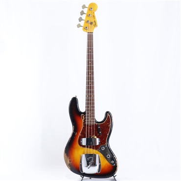 Fender Custom Shop 2024 Custom Collection Time Machine 1961 Jazz Bass Heavy Relic (Super Faded/Aged Bleached 3 Color Sunburst)【夏のボーナスセール】 画像1