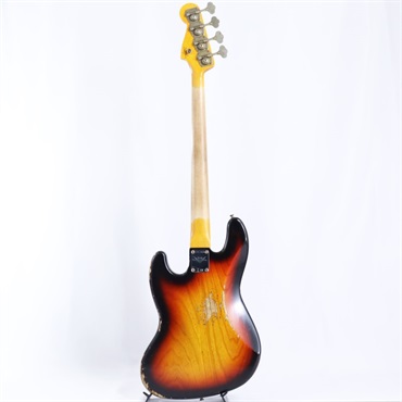 Fender Custom Shop 2024 Custom Collection Time Machine 1961 Jazz Bass Heavy Relic (Super Faded/Aged Bleached 3 Color Sunburst)【夏のボーナスセール】 画像5