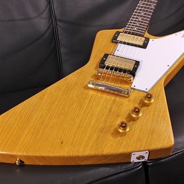 Gibson 【GIBSON×AQUBEストラッププレゼント】1958 Korina Explorer Reissue VOS Natural w/White Pickguard SN. 841177 画像2