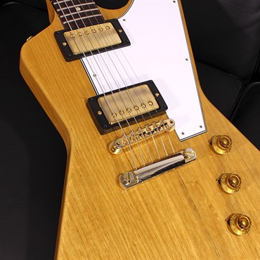 Gibson 【GIBSON×AQUBEストラッププレゼント】1958 Korina Explorer Reissue VOS Natural w/White Pickguard SN. 841177 画像3
