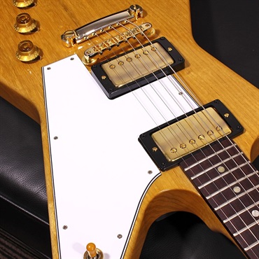 Gibson 【GIBSON×AQUBEストラッププレゼント】1958 Korina Explorer Reissue VOS Natural w/White Pickguard SN. 841177 画像4