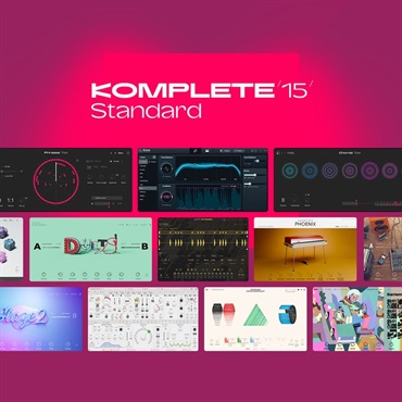 Native Instruments Komplete 15 Standard Upgrade for Kselect (ネイティブインストルメンツ)(コンプリート)(オンライン納品)(2時間以内に納品) 画像1