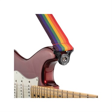 D’Addario Auto Lock Polypro Guitar Strap［PWSAL411/50MM POLY Autolock Strap， RB］ 画像3