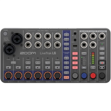 ZOOM LiveTrak L6（ズーム）（32bitフロート対応 ミキサー＆レコーダー） 画像2