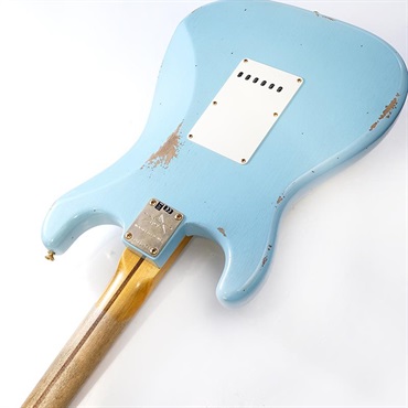 Fender Custom Shop 2023 Spring Event Limited Edition 1957 Stratocaster Relic (Faded/Aged Daphne Blue w/ Gold Hardware) [SN.CZ571482] 【特価】 画像6
