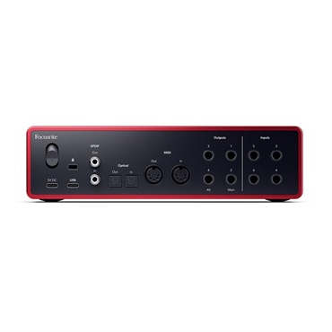 Focusrite 【予約商品・5月27日入荷予定】Scarlett 16i16 Gen4 (Cubase LE付属)(16in16out・USBオーディオインターフェイス)(マイクプリアンプ2基搭載)(4th Gen)(フォーカスライト)(スカーレット) 画像4