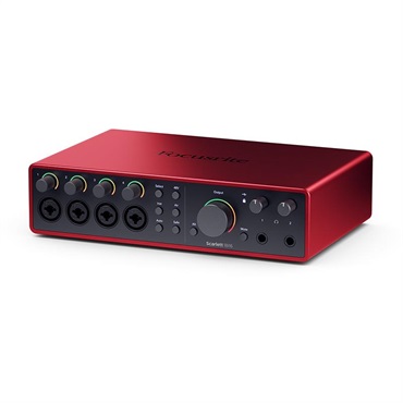 Focusrite Scarlett 18i16 Gen4 (Cubase LE付属)(18in16out・USBオーディオインターフェイス)(マイクプリアンプ4基搭載)(4th Gen)(フォーカスライト)(スカーレット) 画像1