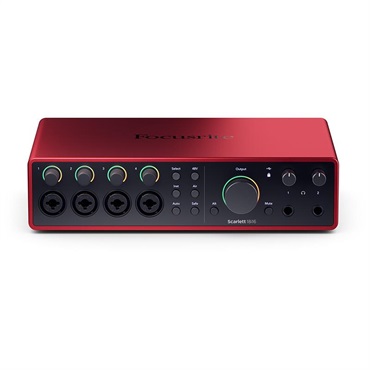 Focusrite Scarlett 18i16 Gen4 (Cubase LE付属)(18in16out・USBオーディオインターフェイス)(マイクプリアンプ4基搭載)(4th Gen)(フォーカスライト)(スカーレット) 画像2