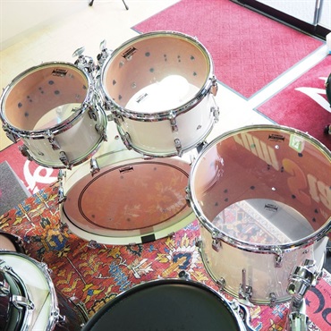 YAMAHA Absolute Hybrid Maple 4pc Drum Set [AMB2216+AMP6F3] 【BD22、FT16、TT12＆10/カラー：ポーラーホワイト（PWH）】 画像9