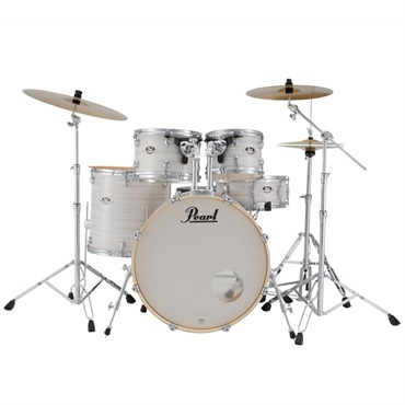 Pearl EXX725SN/C #777 [EXPORT スタンダードサイズ ドラムセット - スリップストリームホワイト]【シンバル＆ハードウェア＆スティック付属】 画像1