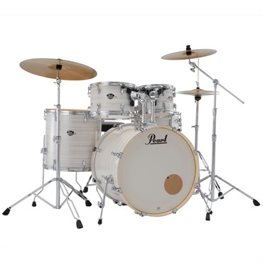 Pearl EXX725SN/C #777 [EXPORT スタンダードサイズ ドラムセット - スリップストリームホワイト]【シンバル＆ハードウェア＆スティック付属】 画像2