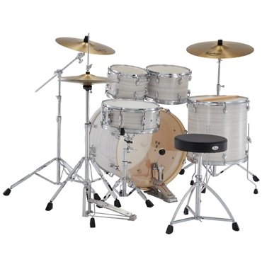 Pearl EXX725SN/C #777 [EXPORT スタンダードサイズ ドラムセット - スリップストリームホワイト]【シンバル＆ハードウェア＆スティック付属】 画像4