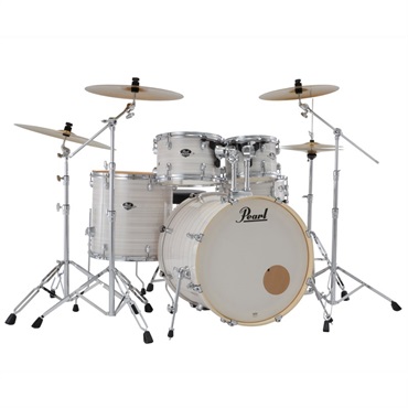 Pearl EXX725SN/C-2CS #777 [EXPORT スタンダードサイズ ドラムセット / 2クラッシュシンバル仕様 - スリップストリームホワイト]【シンバル＆ハードウェア＆スティック付属】 画像2