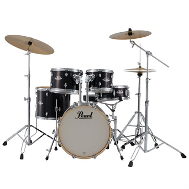 Pearl EXX785N/C #31 [EXPORT ジュニアサイズ ドラムセット - ジェットブラック]【シンバル＆ハードウェア＆スティック付属】 画像1