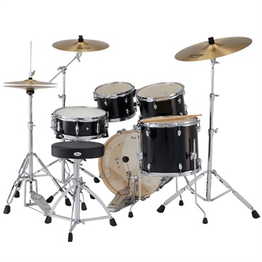 Pearl EXX785N/C #31 [EXPORT ジュニアサイズ ドラムセット - ジェットブラック]【シンバル＆ハードウェア＆スティック付属】 画像3