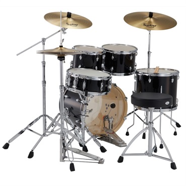 Pearl EXX785N/C #31 [EXPORT ジュニアサイズ ドラムセット - ジェットブラック]【シンバル＆ハードウェア＆スティック付属】 画像4