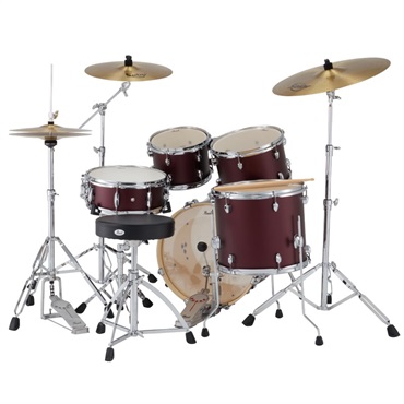 Pearl EXX785N/C #864 [EXPORT ジュニアサイズ ドラムセット - サテンスカーレット]【シンバル＆ハードウェア＆スティック付属】 画像3
