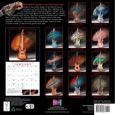 Fender USA 【夏のボーナスセール】 2025 Fender Custom Shop Calendar [9190180000] 画像1