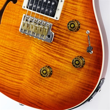 P.R.S. SE Custom 24 Semi-Hollow Piezo (Vintage Sunburst ) 画像4