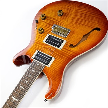 P.R.S. SE Custom 24 Semi-Hollow Piezo (Vintage Sunburst ) 画像5