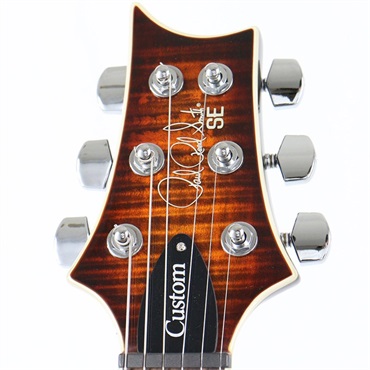 P.R.S. SE Custom 24 Semi-Hollow Piezo (Orange Tiger Smokeburst) 画像7