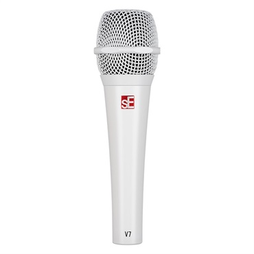 sE Electronics 【予約商品・次回納期確認中】V7 White (ホワイト)(ダイナミックマイク)(スーパーカーディオイド)(ボーカルマイク)(超単一指向性)(エスイーエレクトロニックス)(ライブ用マイク/配信用マイク)V7White 画像1