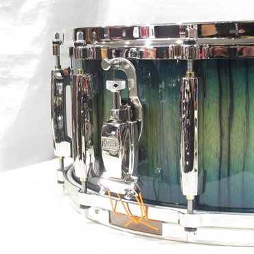 Pearl MMGC1465S/N #T6 [Masters Maple Gum 14''×5'' Snare Drum - Scuba Blue Over Black Limba w/Nickel Hardware]【Pearlファクトリーツアー2024オーダー品】 画像2