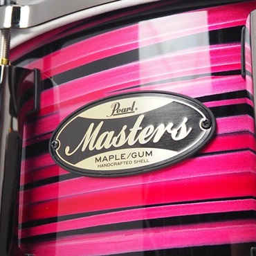 Pearl MMGC1465S/BN #T18 [Masters Maple Gum 14×6.5 Snare Drum - Nitro Red and Black Lacquer Swirl  w/Nickel Hardware]【Pearlファクトリーツアー2024オーダー品】 画像2