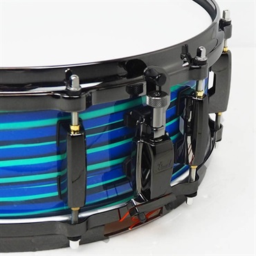 Pearl MMGC1450S/BN #T10 [Masters Maple Gum 14×5 Snare Drum - Blue Swirl  w/Nickel Hardware]【Pearlファクトリーツアー2024オーダー品】 画像5