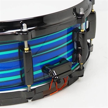 Pearl MMGC1450S/BN #T10 [Masters Maple Gum 14×5 Snare Drum - Blue Swirl  w/Nickel Hardware]【Pearlファクトリーツアー2024オーダー品】 画像6