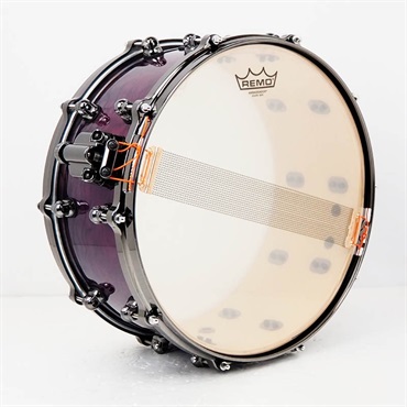 Pearl RF1C1465S/BN #T02 [Reference One 14×6.5 Snare Drum -Limited Color/Sapphire Fade over Bubinga]【Pearlファクトリーツアー2024オーダー品】 画像4