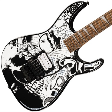 Jackson X Series Dinky DK1 H (Skull Kaos/Laurel) 画像2
